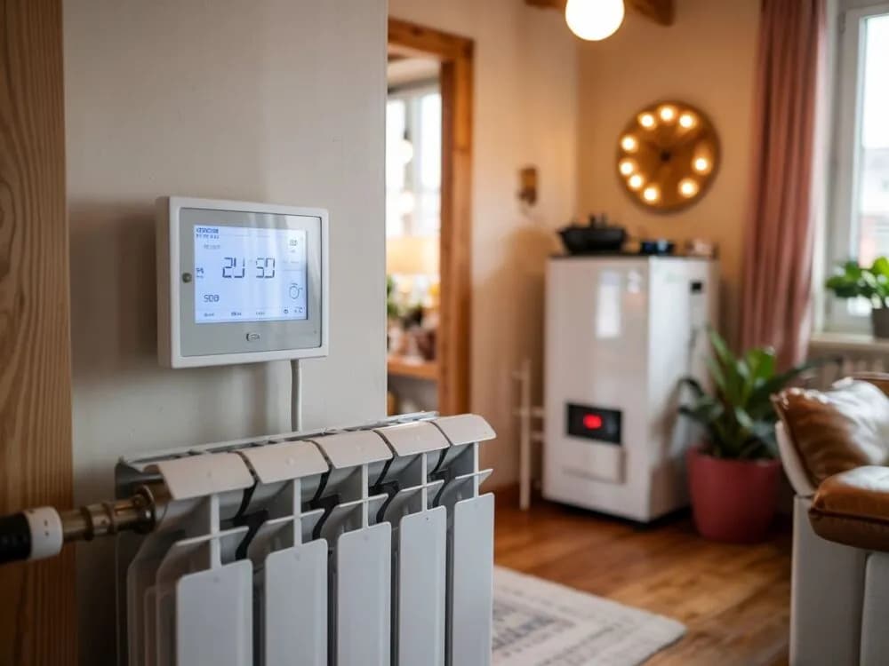 Piec na pellet: jaka temperatura na grzejniki zapewni oszczędności?